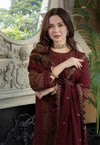 Women's Embroidered Neckline Kurta with Belt - Navy Blue