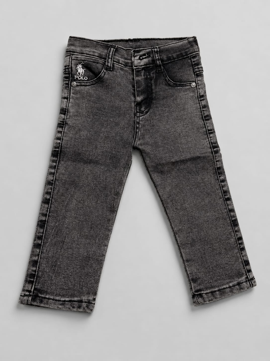 Boys Premium Polo Sky Blue Denim Jeans