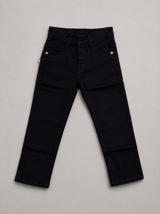 Boys Cotton Pants | Black
