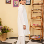 Kids Off-White Designer Kurta Pajama Set – Premium Ethnic Wear for Boys